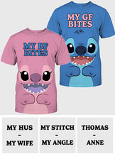 Load image into Gallery viewer, Personalized Ohana All-Over Shirt Custom Gift for Couple