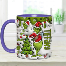 Load image into Gallery viewer, Personalized Grinch Accent Mug Custom Name Gift for Christmas