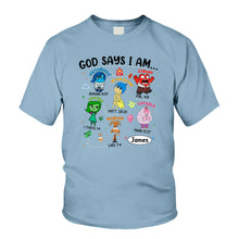 Load image into Gallery viewer, Personalized God Says I Am T-shirt & Hoodie for Kids