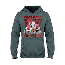 Load image into Gallery viewer, Personalized Football T-Shirt and Hoodie Custom Game Day Gift