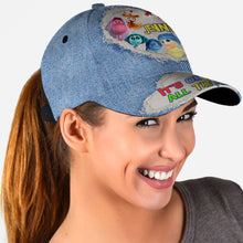 Load image into Gallery viewer, Personalized Denim Classic Cap Custom Name Gift for Kids