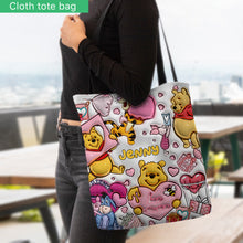 Load image into Gallery viewer, Personalized Winnie the Pooh Tote Bag Custom Name Gift