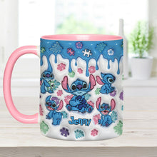 Load image into Gallery viewer, Personalized Autism Awareness Accent Mug Custom Name Gift