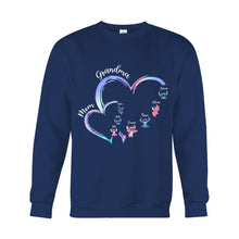 Load image into Gallery viewer, Personalized Grandma T-Shirt & Hoodie with Ohana Design for Family Gifts