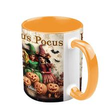 Load image into Gallery viewer, Personalized Hocus Pocus Witches Accent Mug Custom Name Gift