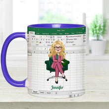 Load image into Gallery viewer, Personalized Accent Mug Custom Colleague Gift with Name