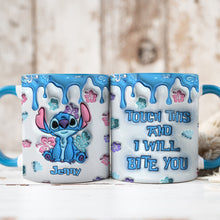 Load image into Gallery viewer, Personalized Ohana Accent Mug Custom Name Gift for Birthdays