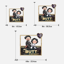 Load image into Gallery viewer, Personalized Star Wars 2 Layered Wood Sign Gift for Couples