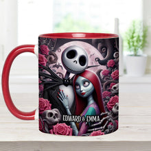 Load image into Gallery viewer, Personalized Nightmare Accent Mug Custom Names Gift for Couples
