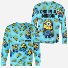 Load image into Gallery viewer, Personalized Minion All Over Shirt Custom Name Birthday Gift