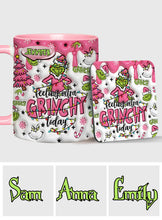 Load image into Gallery viewer, Personalized Grinch Accent Mug & Coaster Gift for Christmas