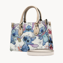 Load image into Gallery viewer, Personalized Leather Handbag Ohana Stitch Design Gift for Women