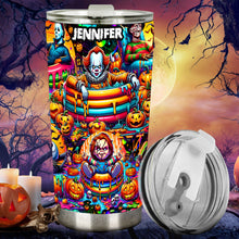 Load image into Gallery viewer, Personalized Halloween Tumbler Custom Name Drinkware Gift