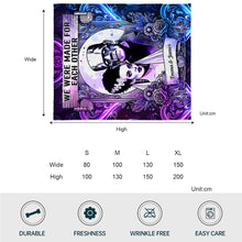 Load image into Gallery viewer, Personalized Halloween Couple Blanket Custom Names Gift
