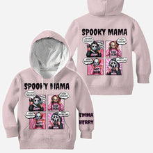 Load image into Gallery viewer, Personalized Spooky Mama All Over Shirt Custom Name Gift for Mom
