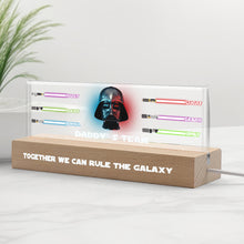 Load image into Gallery viewer, Personalized LED Night Light - Custom Star Wars Gift for Dad