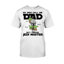 Load image into Gallery viewer, Personalized Jedi Master T-shirt & Hoodie Gift for Dad