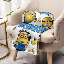 Load image into Gallery viewer, Personalized Minion Blanket Custom Name Gift for Kids