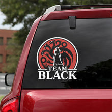 Load image into Gallery viewer, Personalized Team Black vs Team Green Decal for Cars & Windows