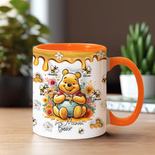 Load image into Gallery viewer, Personalized Mama Bear Accent Mug Custom Name Gift for Mom