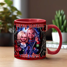 Load image into Gallery viewer, Personalized Chucky & Tiffany Accent Mug Custom Name Gift