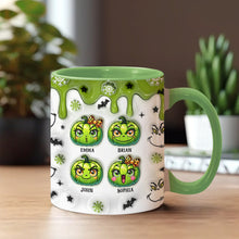 Load image into Gallery viewer, Personalized Grinchy Grandma Accent Mug Custom Name Gift