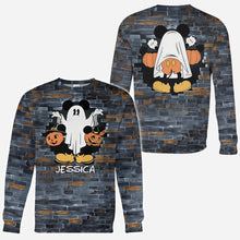 Load image into Gallery viewer, Funny Personalized Ghost Mouse All Over Shirt for Kids & Adults