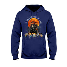 Load image into Gallery viewer, Personalized Father T-Shirt and Hoodie with 4 Character Design