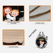 Load image into Gallery viewer, Personalized I Love You I Know Custom Wood Sign Gift for Couples