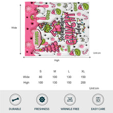 Load image into Gallery viewer, Personalized Grinchy Blanket Custom Name Christmas Gift