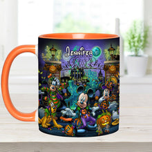 Load image into Gallery viewer, Personalized Halloween Accent Mug Custom Name Gift Idea