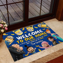Load image into Gallery viewer, Personalized Welcome Doormat for Home Custom Name Gift