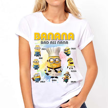 Load image into Gallery viewer, Personalized Banana Nana T-shirt Custom Gift for Grandma