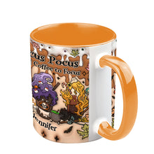 Load image into Gallery viewer, Personalized Three Witches Accent Mug for Fall Coffee Lovers