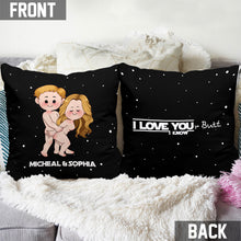 Load image into Gallery viewer, Personalized Romantic Throw Pillow Custom Couple Names Gift