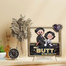 Load image into Gallery viewer, Personalized Star Wars 2 Layered Wood Sign Gift for Couples