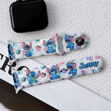 Load image into Gallery viewer, Personalized Stitch Apple Watch Band Custom Name Gift for Her