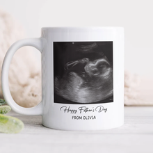 Load image into Gallery viewer, Personalized Photo Mug Custom Baby Scan Gift for Father's Day