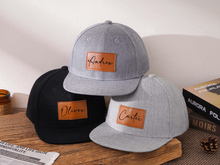Load image into Gallery viewer, Personalized Father Son Matching Snapback Hats Gift for Dad