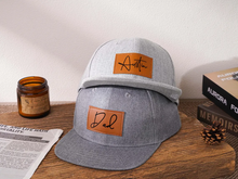 Load image into Gallery viewer, Personalized Father Son Matching Snapback Hats Gift for Dad