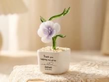 Load image into Gallery viewer, Personalized Glass Plant Pot Custom Name Gift for Teacher