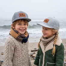 Load image into Gallery viewer, Personalized Father Son Matching Snapback Hats Gift for Dad