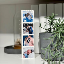 Load image into Gallery viewer, Personalized Family Photo Booth Lego Block Custom Gift