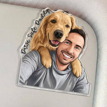 Load image into Gallery viewer, Personalized Acrylic Fridge Magnet Custom Photo Gift for Dad