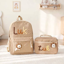 Load image into Gallery viewer, Personalized Corduroy Backpack for Kids - Custom Name Gift