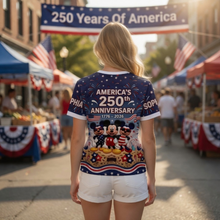 Load image into Gallery viewer, Personalized All Over Print Shirt 250th America Anniversary Gift for Fans