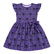 Load image into Gallery viewer, Personalized Gothic Haunted House Dress for Kids - Halloween Costume