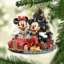 Load image into Gallery viewer, Personalized Acrylic Christmas Ornament for Couples Gift 2025
