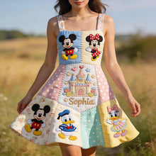 Load image into Gallery viewer, Personalized Magic Mouse Skater Dress for Movie Fans Gift for Her