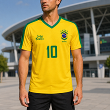 Load image into Gallery viewer, Personalized Brazil Soccer Jersey Custom Name Gift for Fans